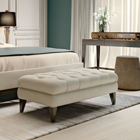 Upholstered bench for bedroom